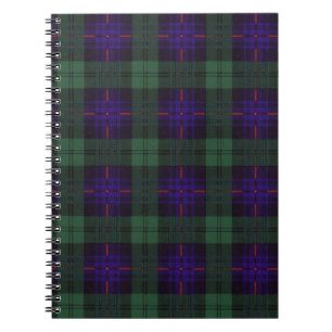 Fairbairn Clan karierter schottischer Kilt Tartan Notizblock