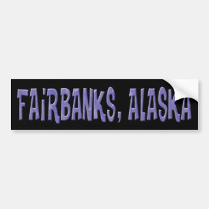 FAIRBANKS, ALASKA AUTOAUFKLEBER