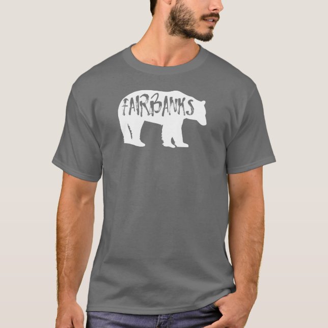 Fairbanks Alaska Bear T-Shirt (Vorderseite)