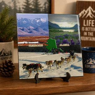 Fairbanks, Alaska Collage Fliese