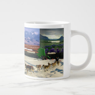 Fairbanks, Alaska Collage Jumbo-Tasse