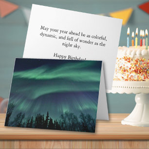 Fairbanks Alaska Nördliche Lichter Geburtstag Karte