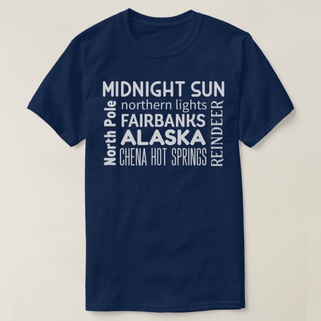 Fairbanks Alaska T-Shirt (Design vorne)