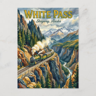 Fairbanks Aurora USA Postkarte