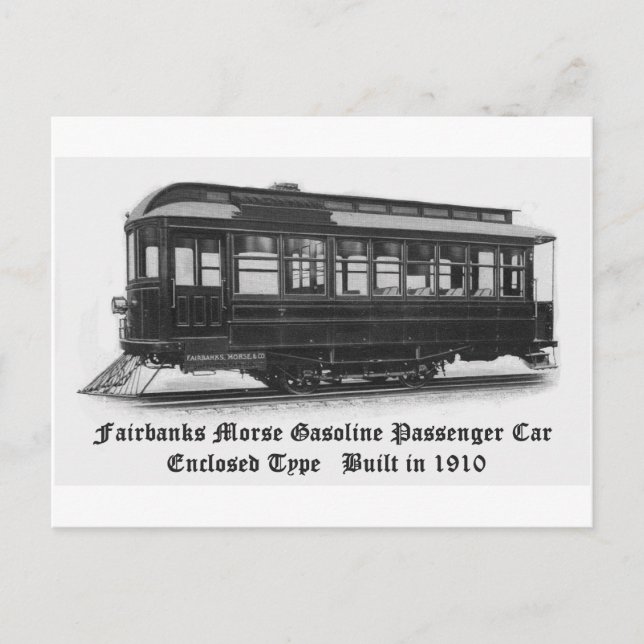 Fairbanks Morse & Company Car #24 Postcard Postkarte (Vorderseite)