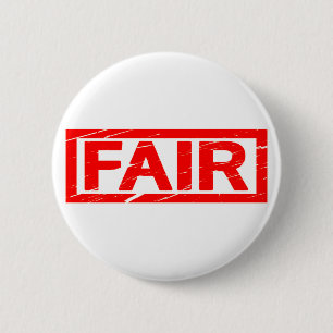 Faire Briefmarke Button