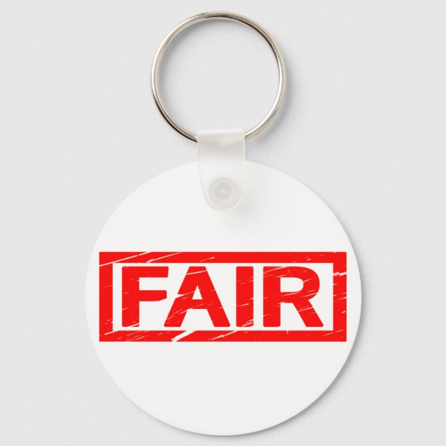 Faire Briefmarke Schlüsselanhänger (Vorderseite)