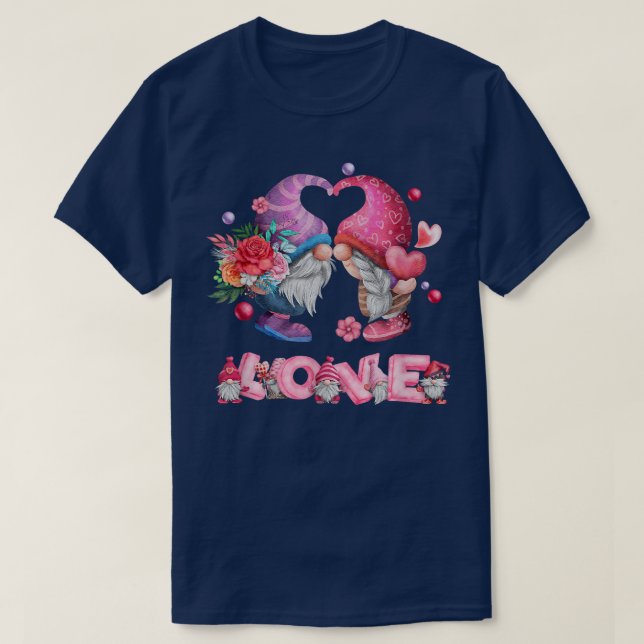 FAIRE GNOMES IN LIEBE T-Shirt (Design vorne)