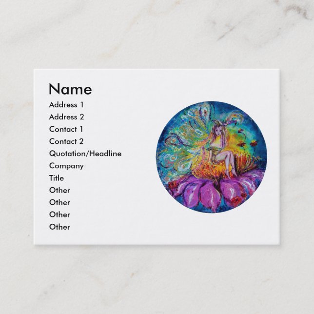 FAIRE IN DER NACHT VISITENKARTE (Vorderseite)