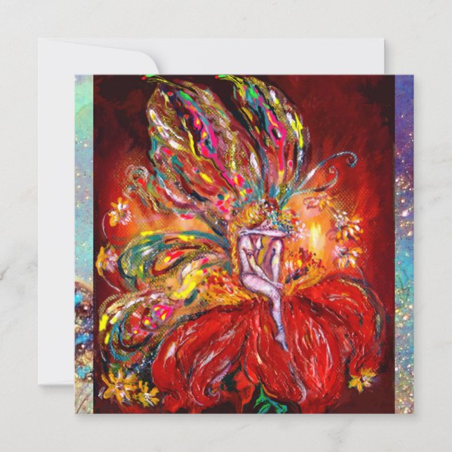 FAIRE IN ROT-Gelb-Blau Ankündigung (Vorderseite)