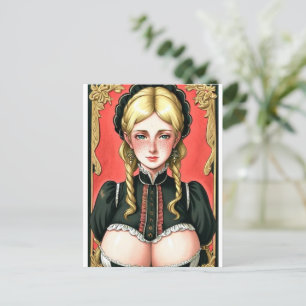 Faire Maiden 7 Postkarte