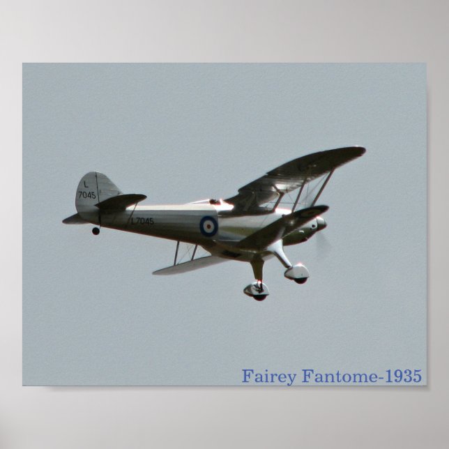 Fairey Fantome Scale RC Model Poster (Vorne)