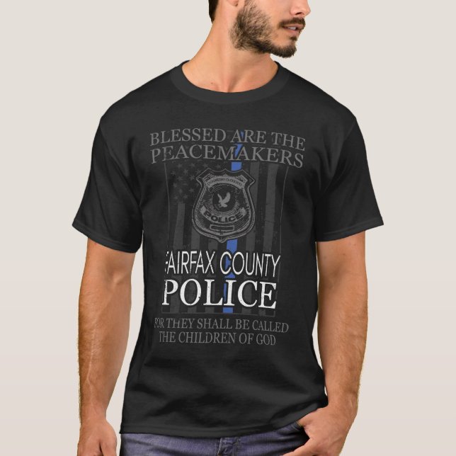 Fairfax- Countypolizei stützt St Michael T-Shirt (Vorderseite)