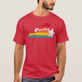 Fairfax Virginia Vintag Distressed Souvenir 2 T-Shirt
