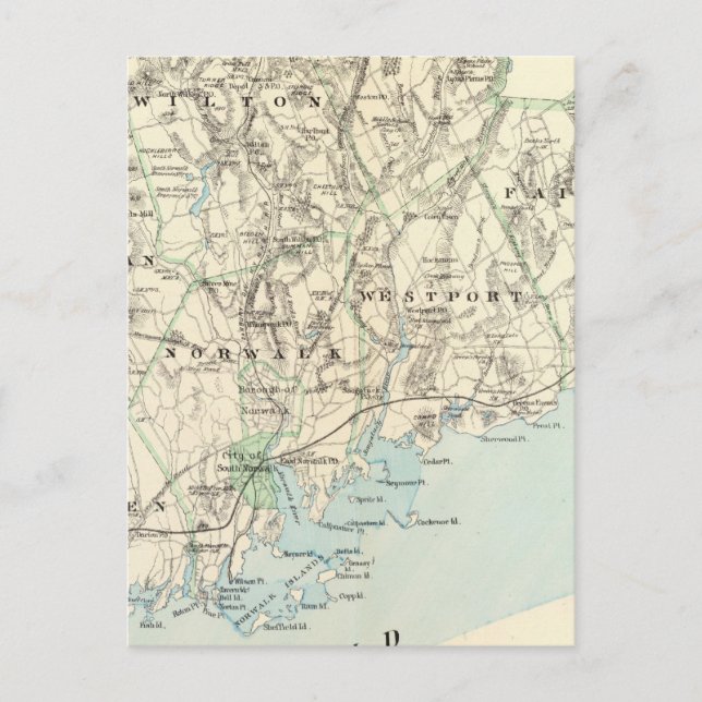 Fairfield Co Postkarte (Vorderseite)