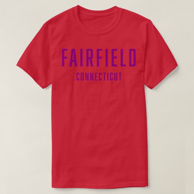 Fairfield Connecticut TShirt 5 (Design vorne)