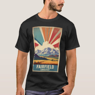 Fairfield Connecticut Usa Vintage Tourismus T-Shirt