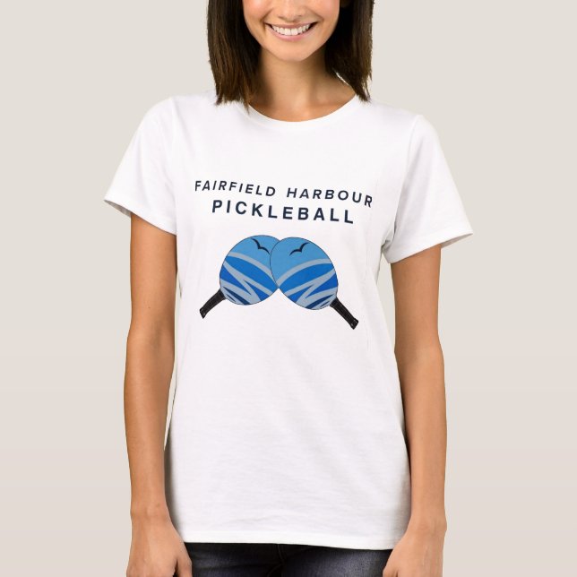 Fairfield Harbour Pickleball T Shirt (Vorderseite)