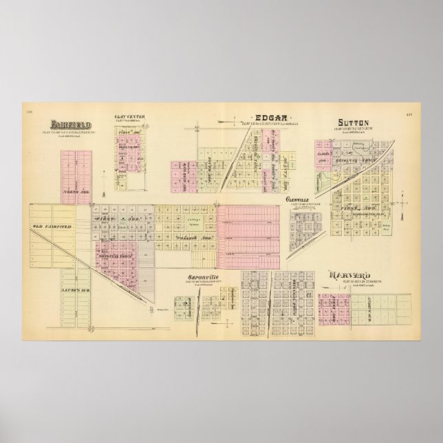 Fairfield, Nebraska Poster (Vorne)