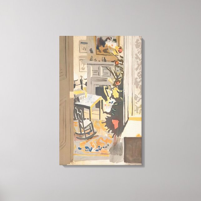 Fairfield Porter - THE CHRISTMAS TREE 1971 Leinwanddruck (Vorderseite)