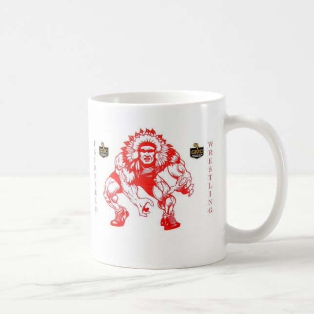 FAIRFIELD-WRESTLING-TASSE - besonders angefertigt Tasse (Rechts)