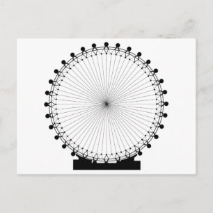 Fairground Big Wheel Postkarte