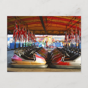 Fairground Dodgem Bumper Car Postkarte