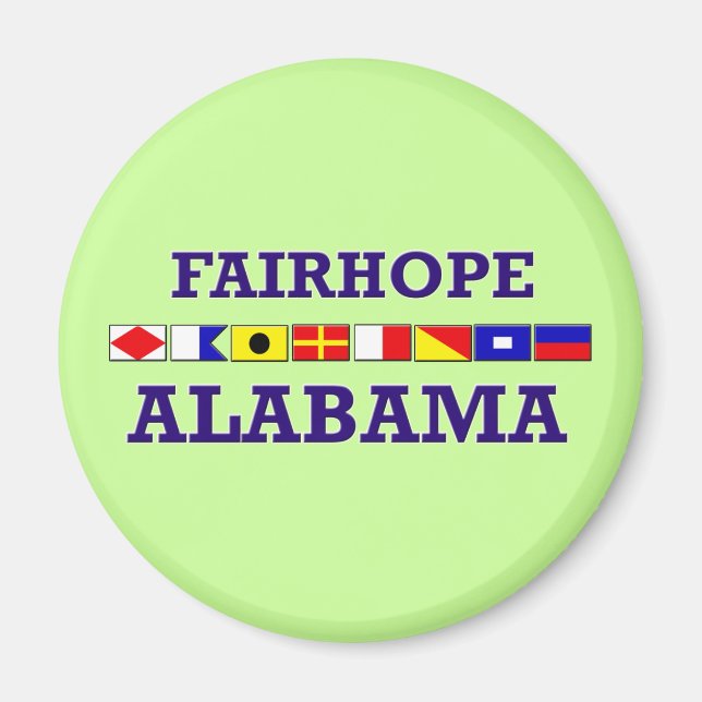 Fairhope Flag Magnet (Vorne)