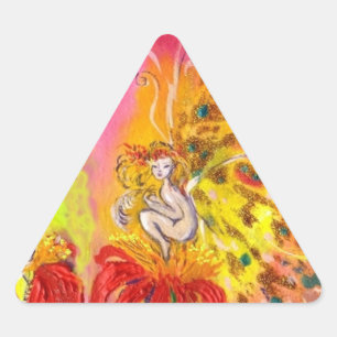FAIRIEN DES DAWN, Dreieck Dreieckiger Aufkleber