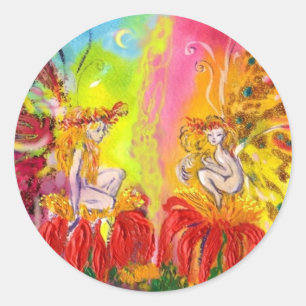 FAIRIEN VON DAWN RUNDER AUFKLEBER