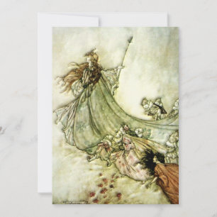 Fairies Away - Arthur Rackham