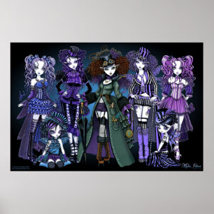 Fairies Couture Myka Jelina Fantasy Art Poster