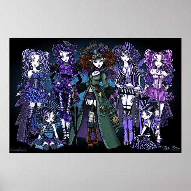Fairies Couture Myka Jelina Fantasy Art Poster (Vorne)
