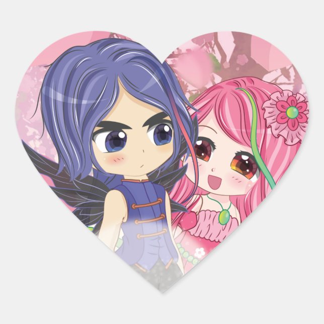 Fairies Family Sticker Liebe - Chic x Ravage (Vorderseite)