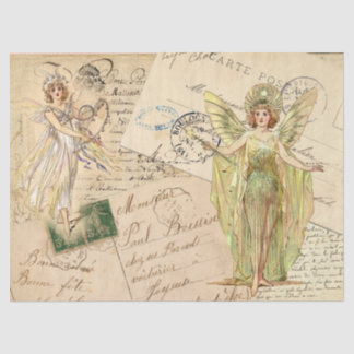 Fairies gegen Handschriften Seidenpapier