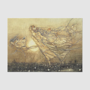 "Fairies in Kensington Gardens" von Arthur Rackham Seidenpapier