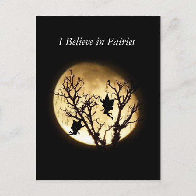 Fairies in Mondlicht Postkarte (Vorderseite)