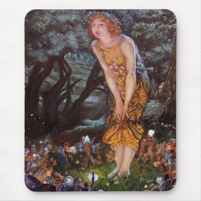 Fairies on a Midsommer Night in Girls Dream Mousepad (Vorne)