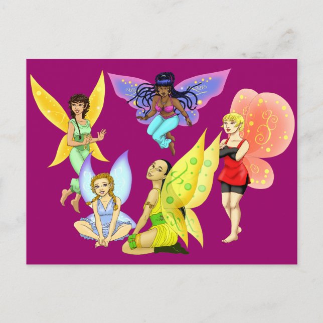 Fairies Postcard Postkarte (Vorderseite)