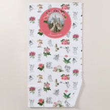 Fairies Rosa Mushroom Fairy Castle Monogram