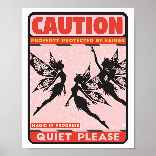 Fairies Sign Poster (Vorne)
