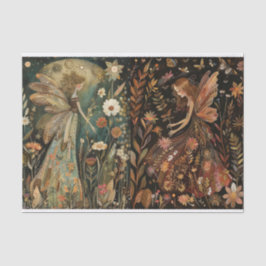 Fairies Spring/Fall Decoupage Tissue Seidenpapier