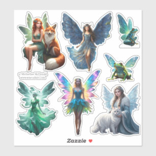 Fairies Sticker Sheet von Michaeline McDonald