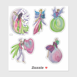 Fairies und Blasen Aufkleber