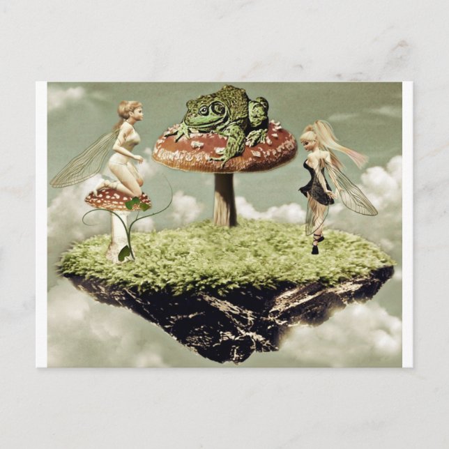 Fairies und der Froschprinz Postcard Postkarte (Vorderseite)