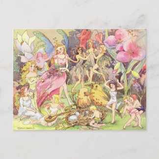 Fairies und Sprites Postkarte