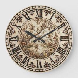 Fairies Wall Clock Große Wanduhr