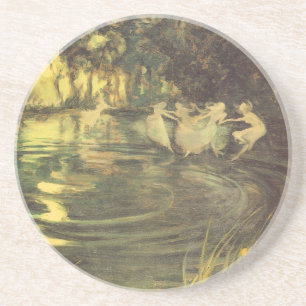 Fairies Whirl by Arthur Black, Vintager Fairy Danc Getränkeuntersetzer