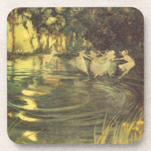 Fairies Whirl by Arthur Black, Vintager Fairy Danc Getränkeuntersetzer