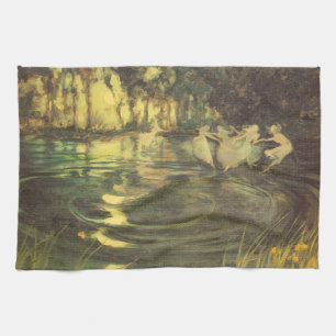 Fairies Whirl by Arthur Black, Vintager Fairy Danc Handtuch